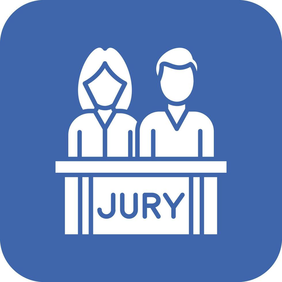 ícone de vetor de júri