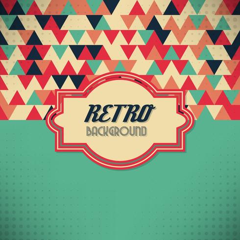 Modelo de Design retro vintage estilo de fundo vetor