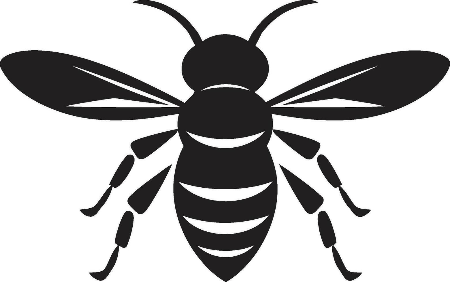 abstrato vespa poder dentro monocromático vetor vespa silhueta Eterno símbolo