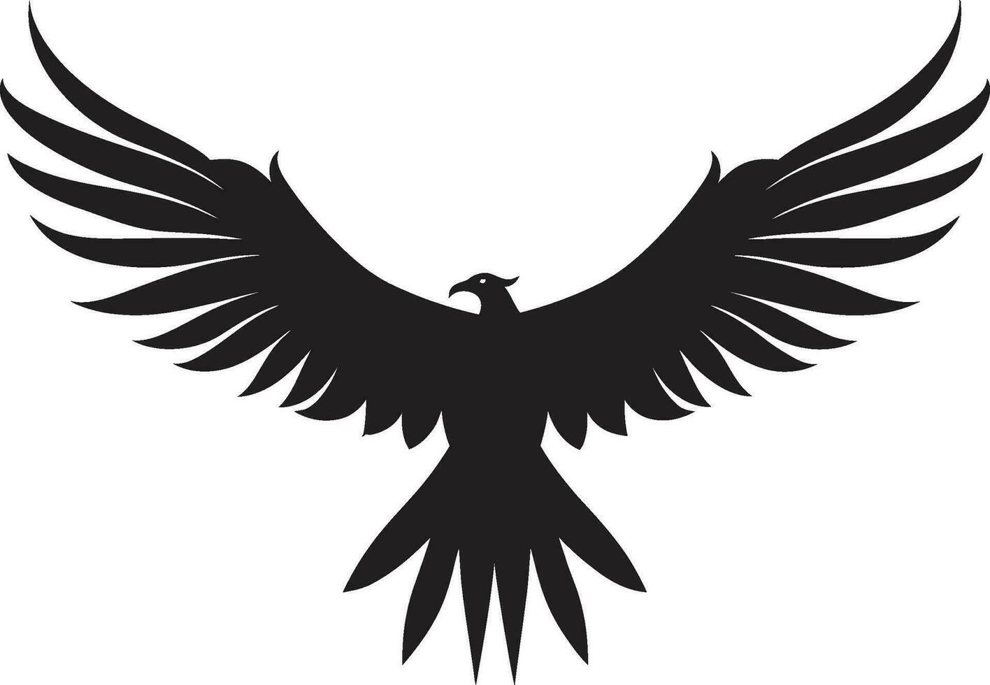 régio beleza Preto logotipo ícone dentro gaivota esculpido mostruário gaivota emblema dentro vetor