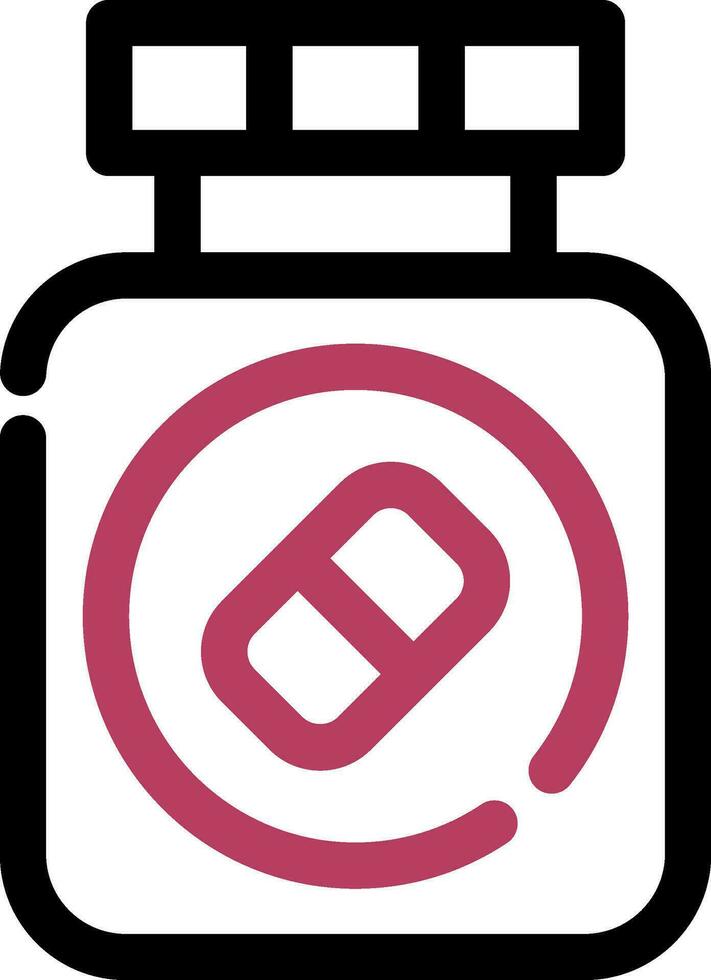 design de ícone criativo de medicina vetor