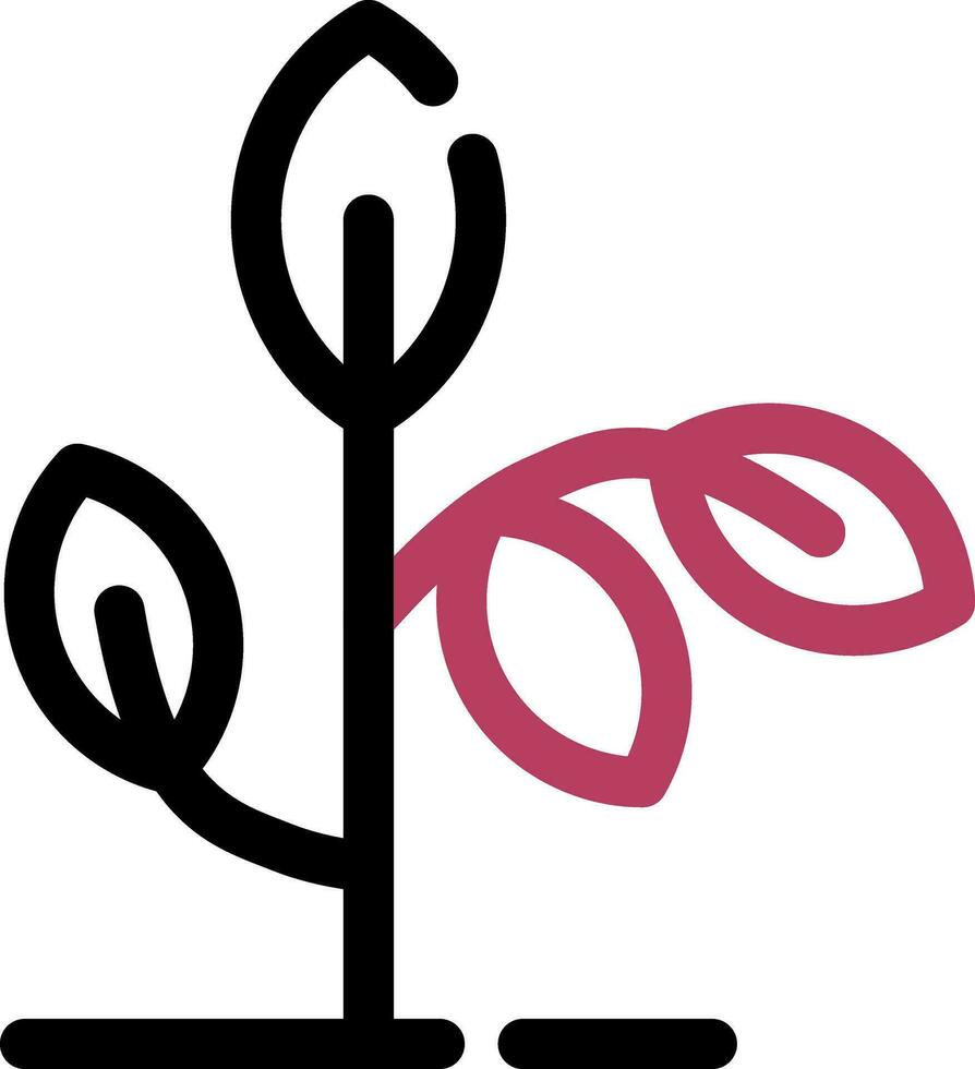 design de ícone criativo de planta vetor