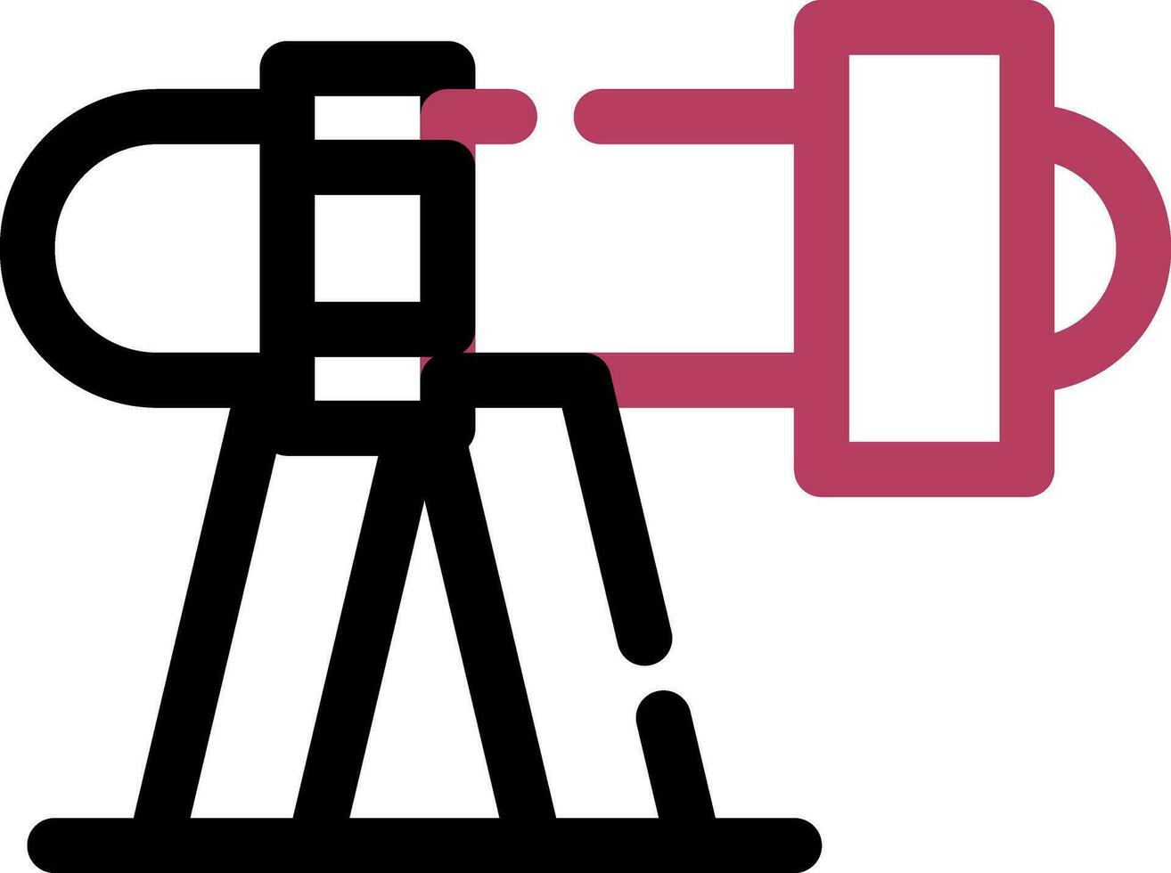 binocular criativo ícone Projeto vetor