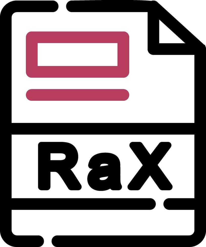 rax criativo ícone Projeto vetor