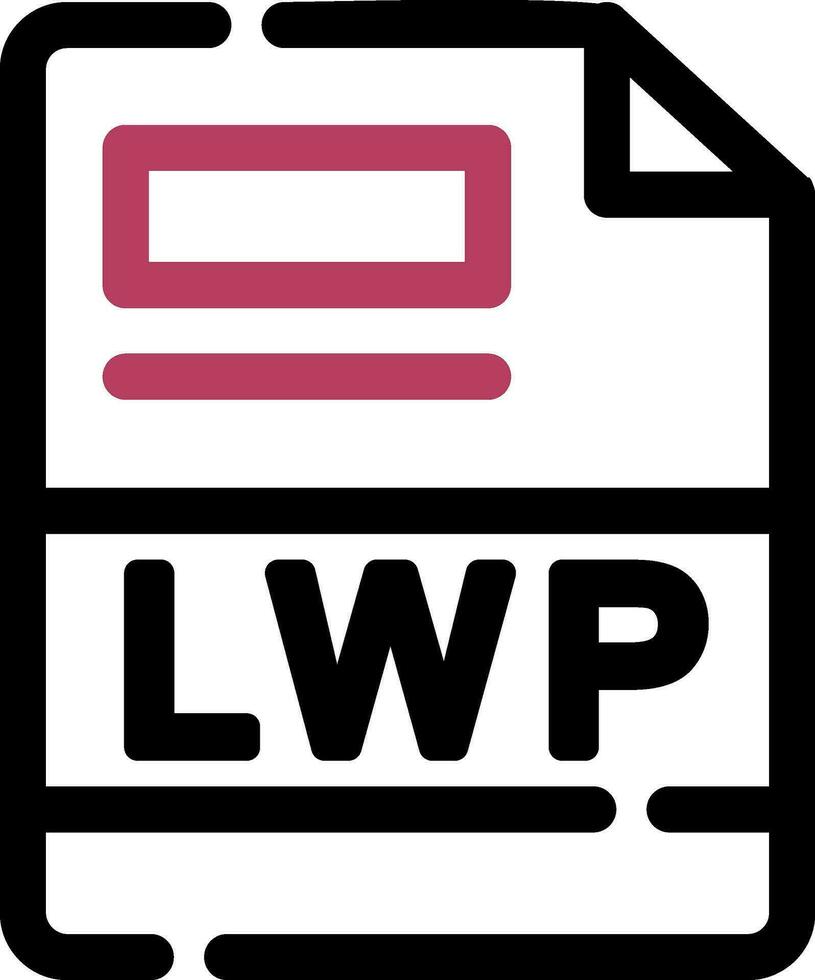 lwp criativo ícone Projeto vetor