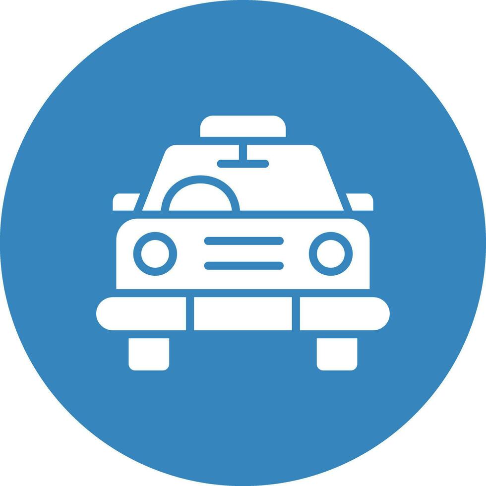 ilustração de design de ícone de vetor de táxi