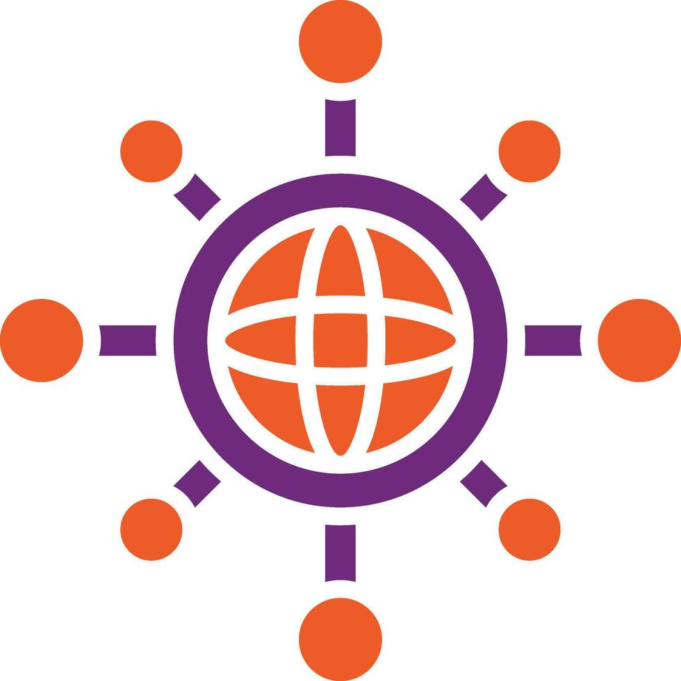 ilustração de design de ícone de vetor de rede