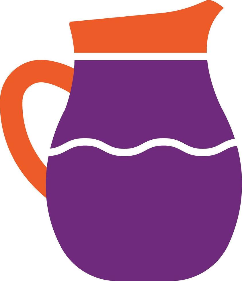 ilustração de design de ícone de vetor de jarro de água