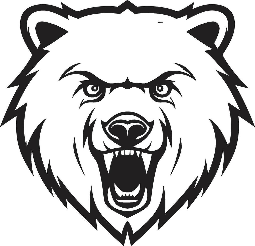 régio Urso logotipo Urso soberano insígnia vetor