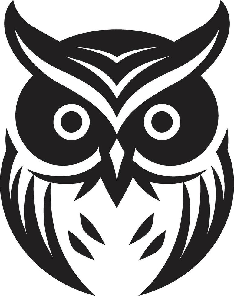 noturno coruja gráfico símbolo misterioso coruja logotipo modelo vetor