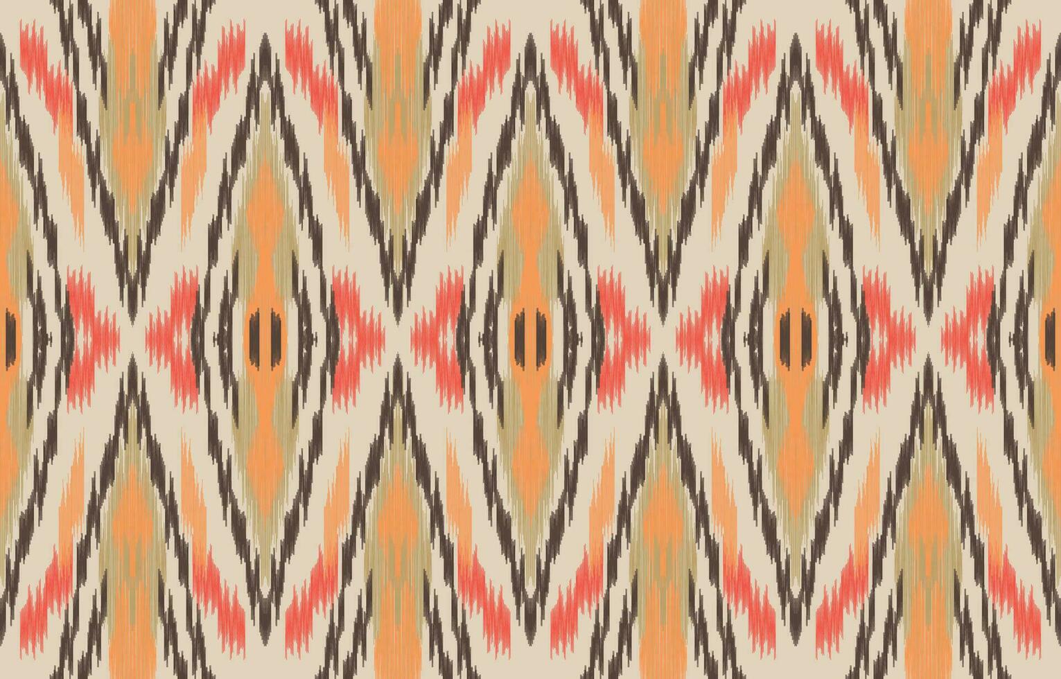 étnico abstrato ikat arte. asteca enfeite imprimir. geométrico étnico padronizar desatado cor oriental. Projeto para fundo ,cortina, tapete, papel de parede, roupas, invólucro, batik, vetor ilustração.