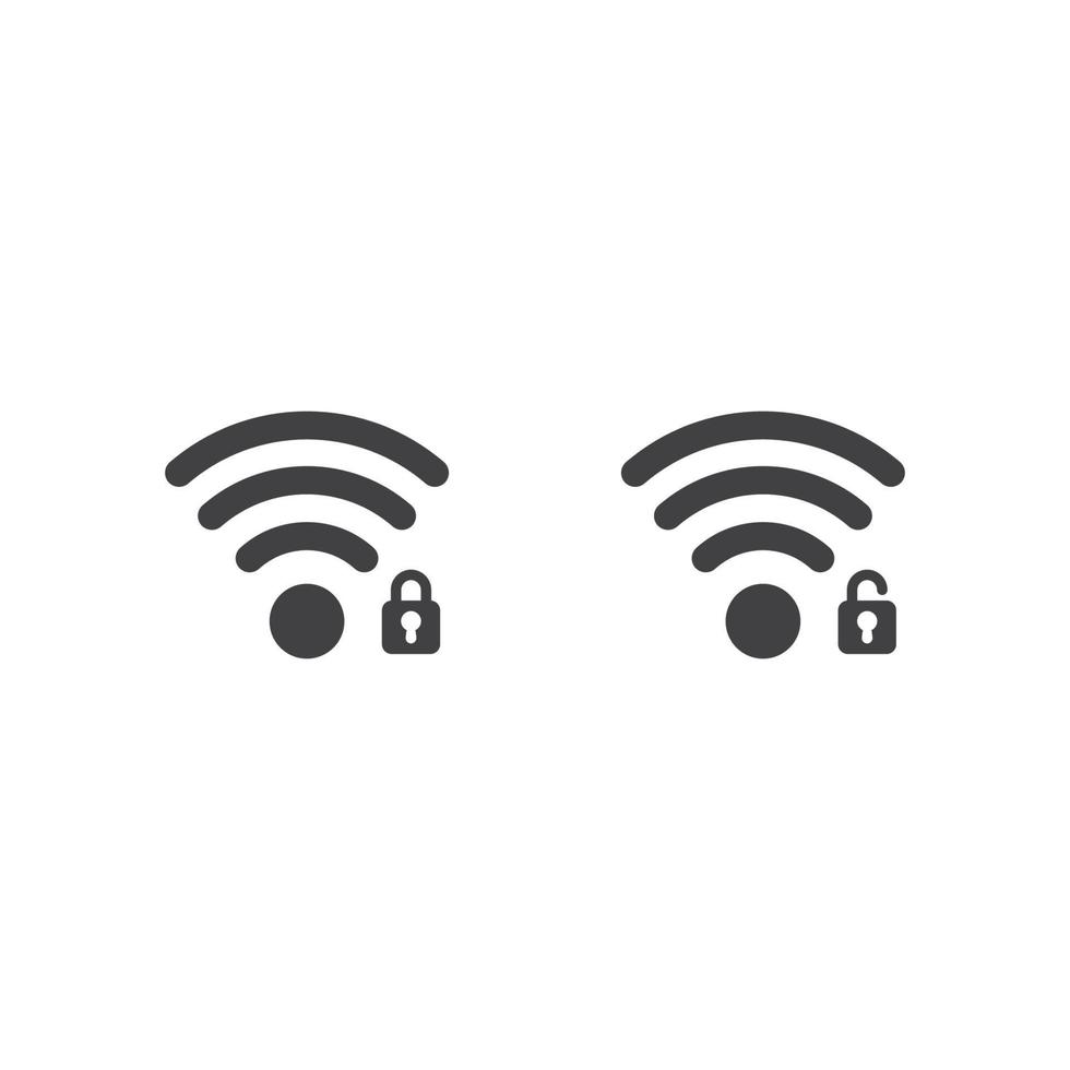 design de ilustração de sinal wi-fi vetor