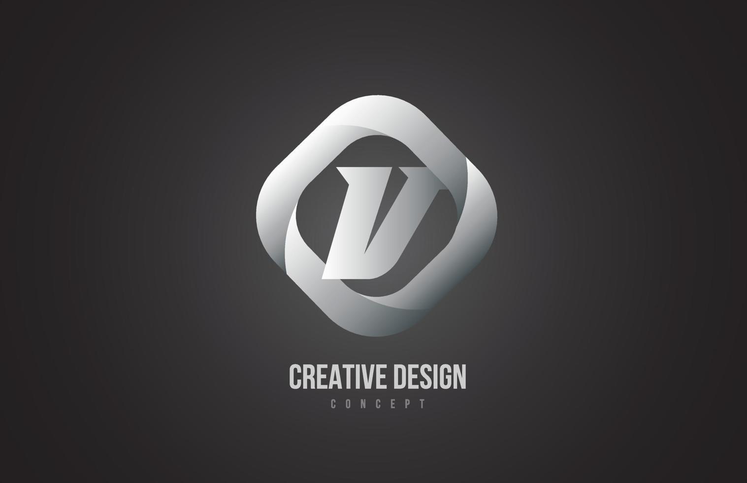 ícone do logotipo da letra do alfabeto para negócios e empresa. modelo de criativo vetor