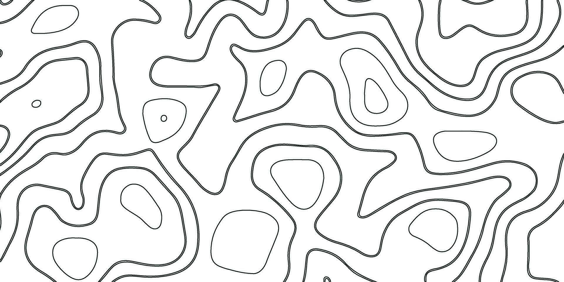 abstrato topográfico contornos mapa fundo. fundo do topográfico linha vetor