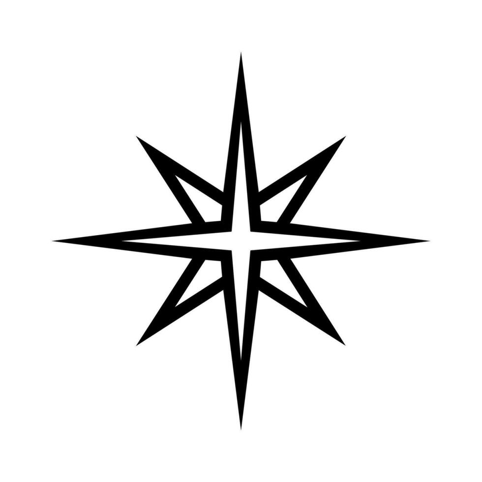 brilhos ícone vetor. cintilante estrelas ilustração placa. brilhando rebentar símbolo. Estrela logotipo. vetor