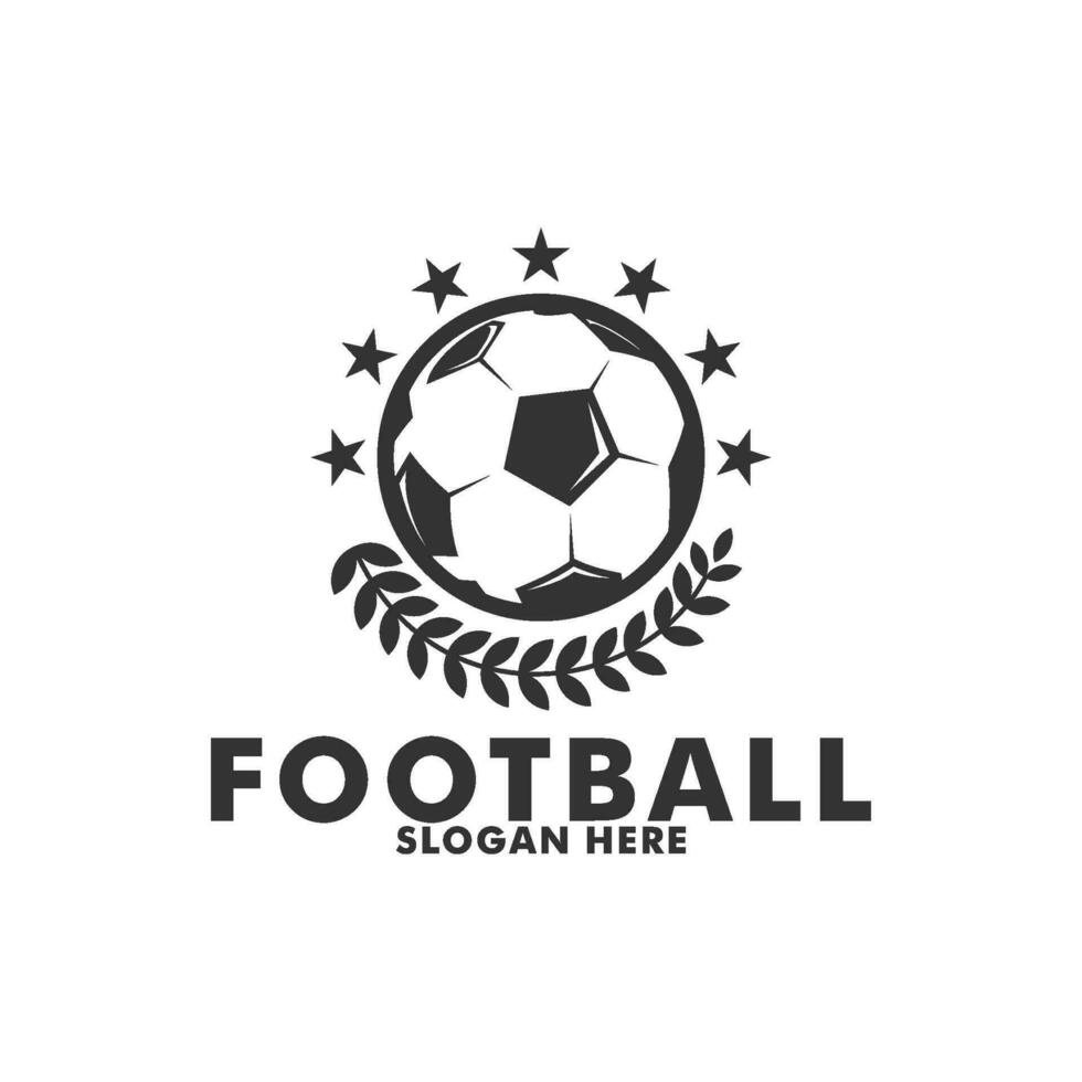 futebol futebol logotipo Projeto vetor ilustração, futebol logotipo ícone modelo