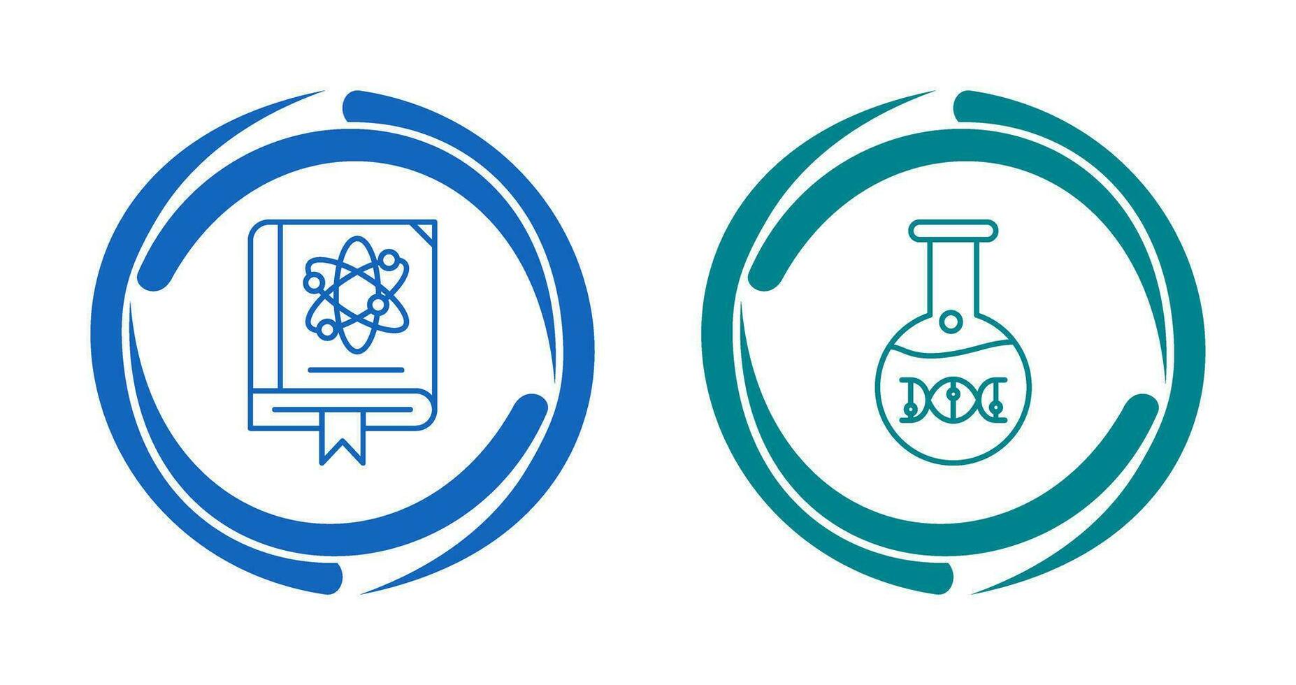 Ciência e dna ícone vetor