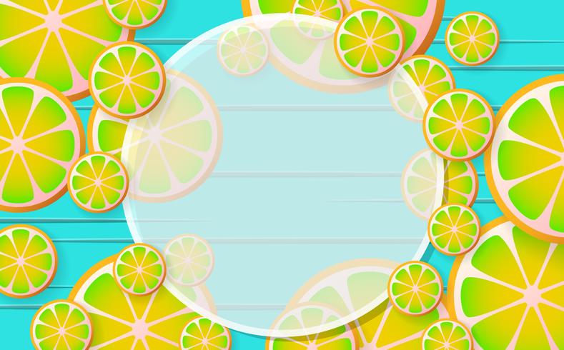 limonada de fundo Vector