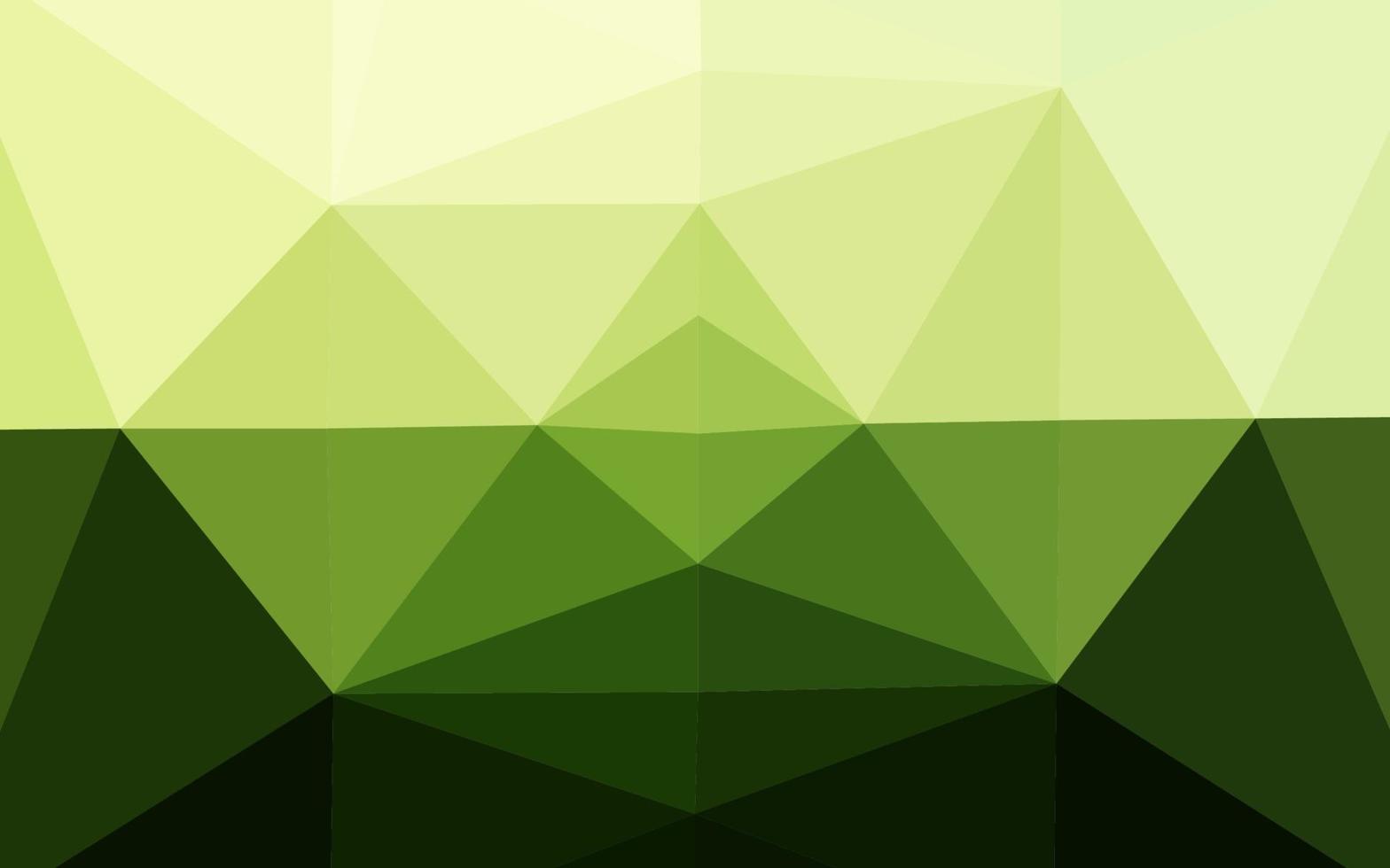 textura de mosaico de triângulo de vetor verde escuro.