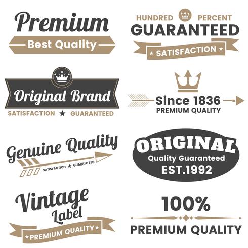 Vintage Retro Vector Logo para banner