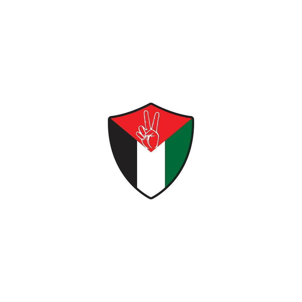 livre Palestina logotipo vetor