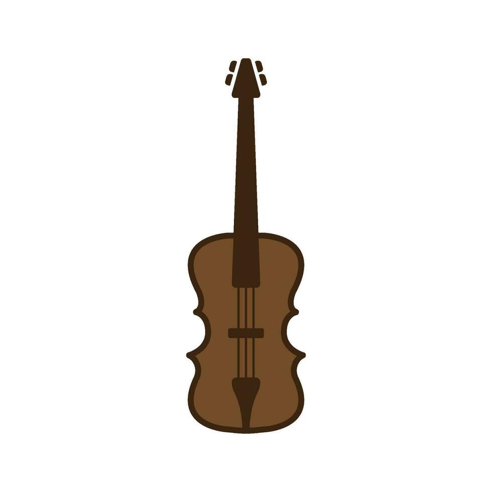 vetor de ícone de violino