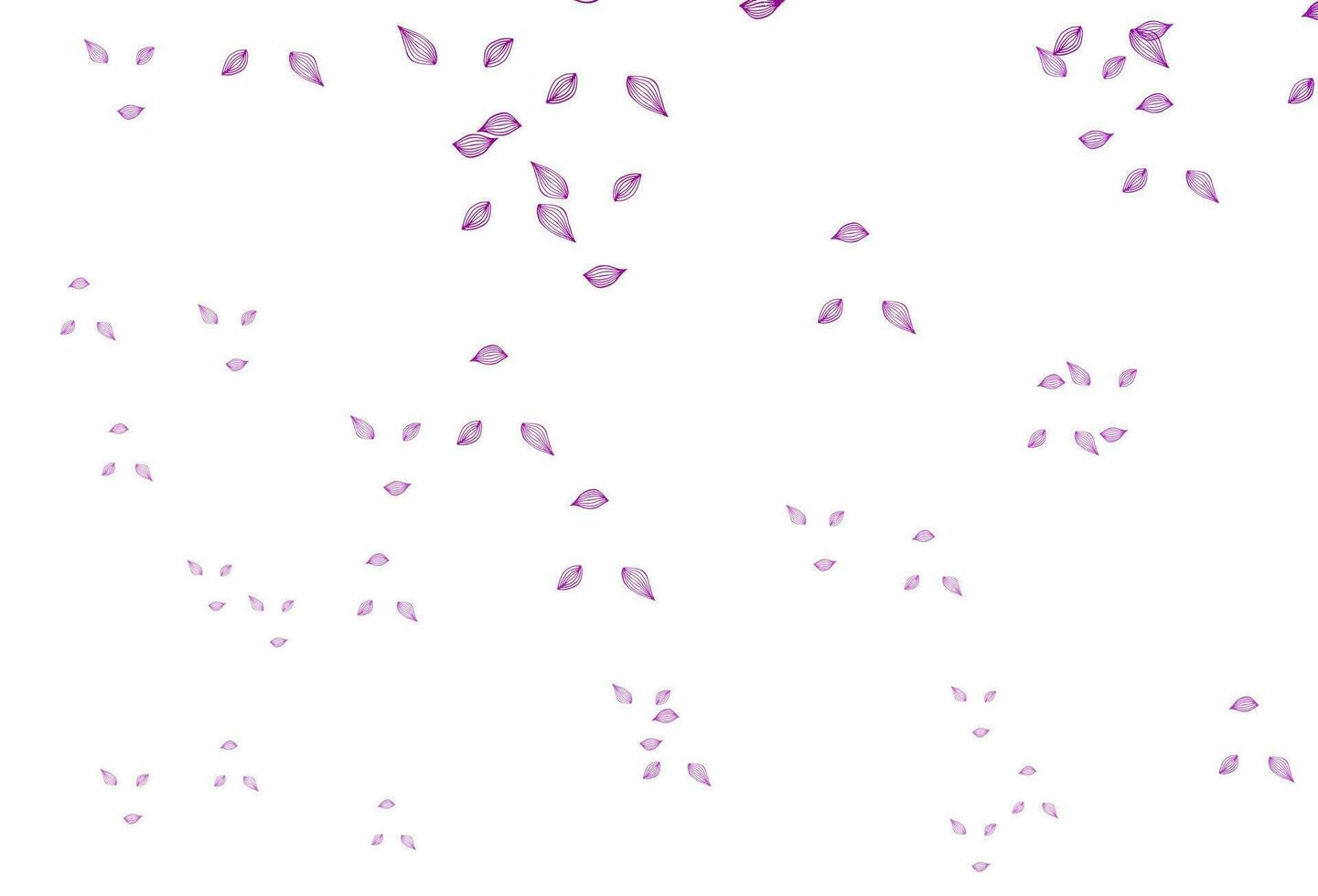 layout de doodle de vetor roxo claro.