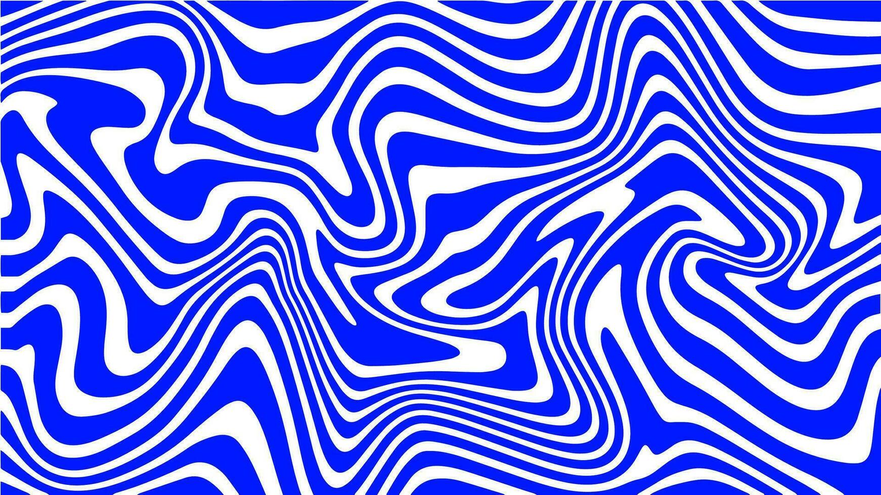 azul onda linhas abstrato fundo, brilhante água círculos espiral textura, plano Projeto editável ilustração vetor