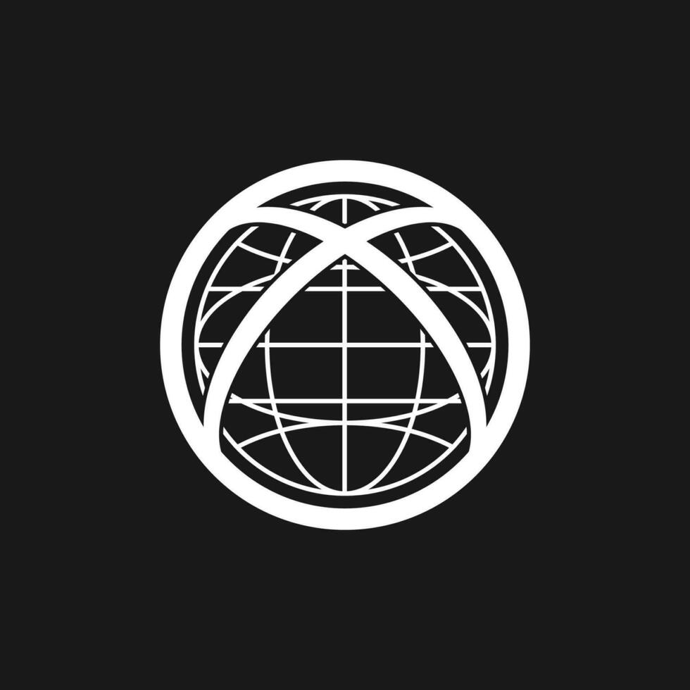 vetor de logotipo global