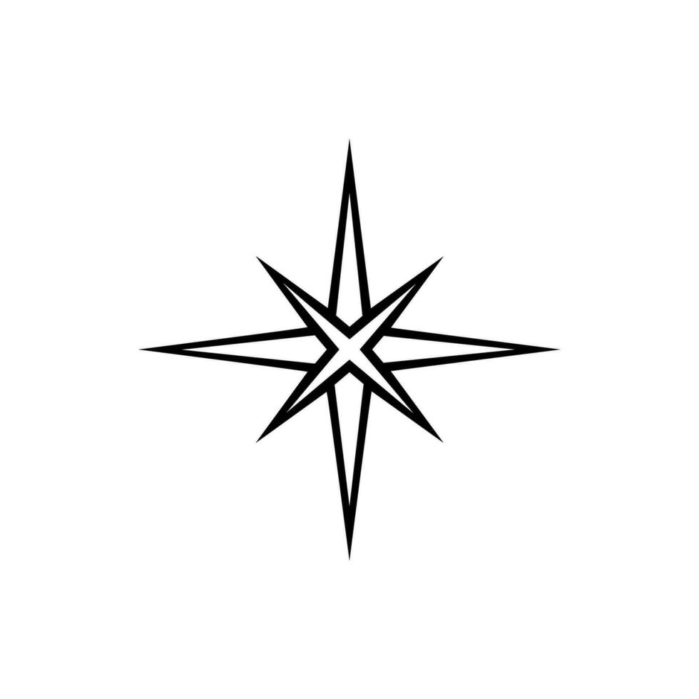 brilhos ícone vetor. cintilante estrelas ilustração placa. brilhando rebentar símbolo. Estrela logotipo. vetor