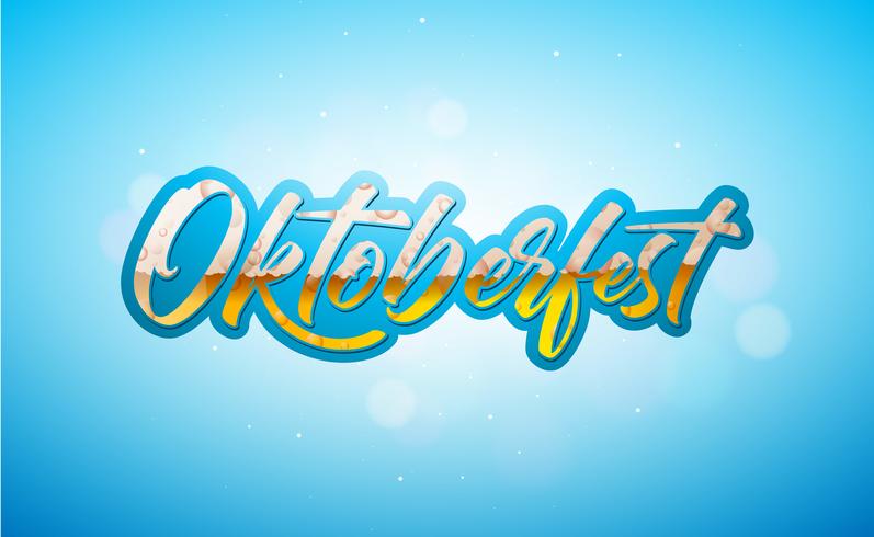 Ilustração de banner da Oktoberfest vetor