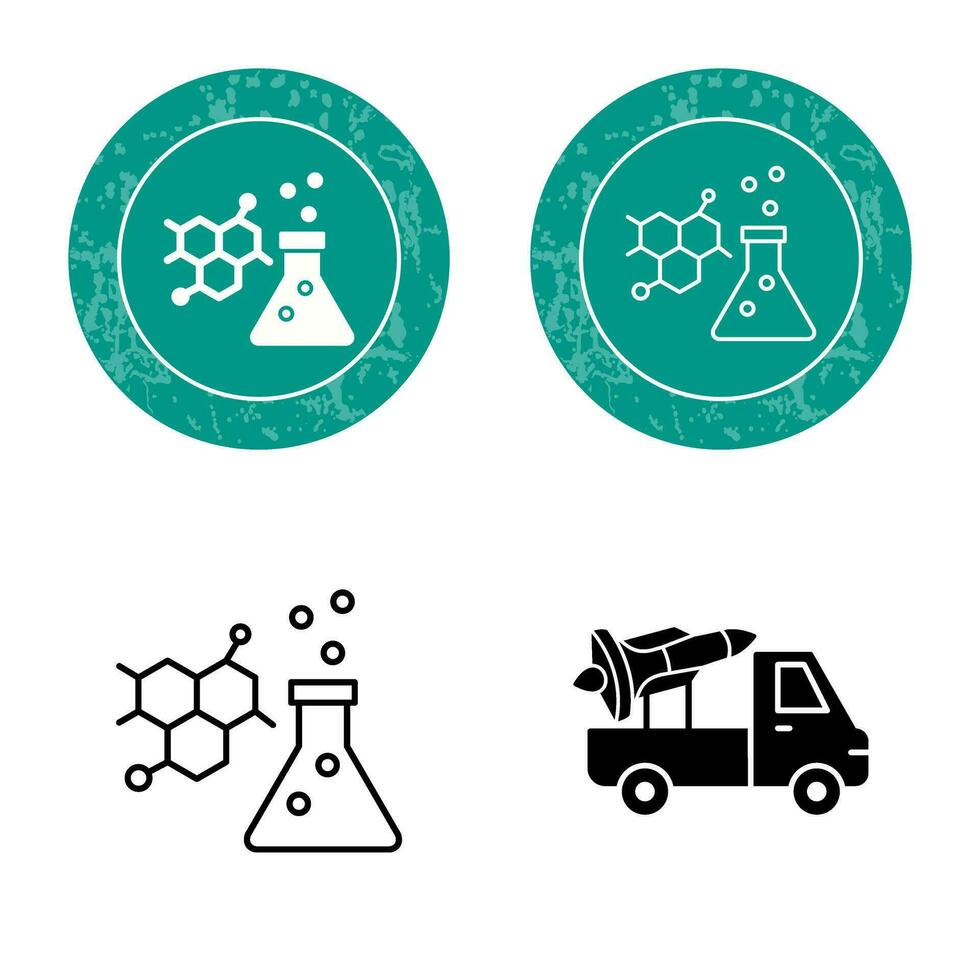 ícone de vetor de química