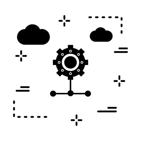 ícone de configuração de vetor