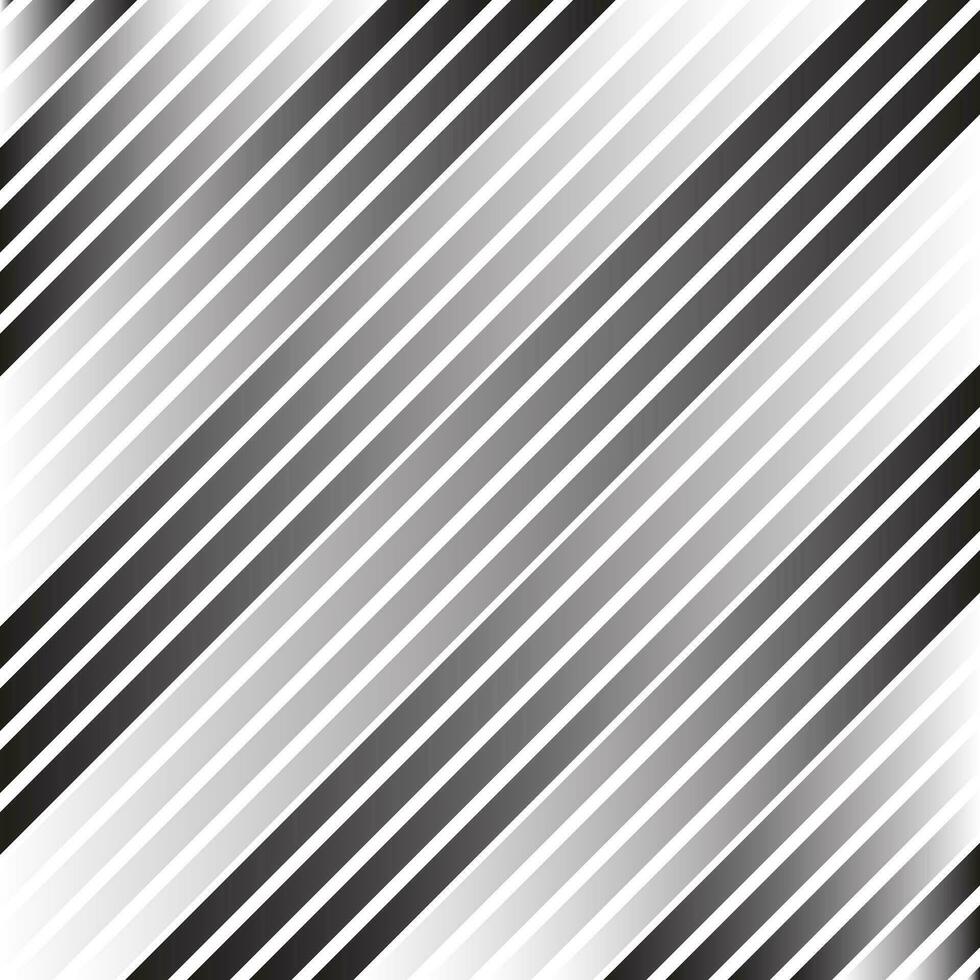 abstrato diagonal Preto branco gradiente listra padronizar para papel de parede, fundo Projeto. vetor