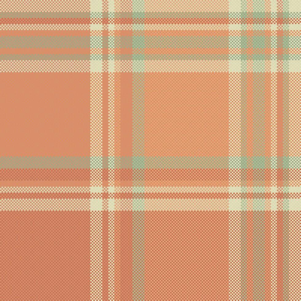 fundo têxtil Verifica do padronizar textura tartan com uma tecido xadrez vetor desatado.