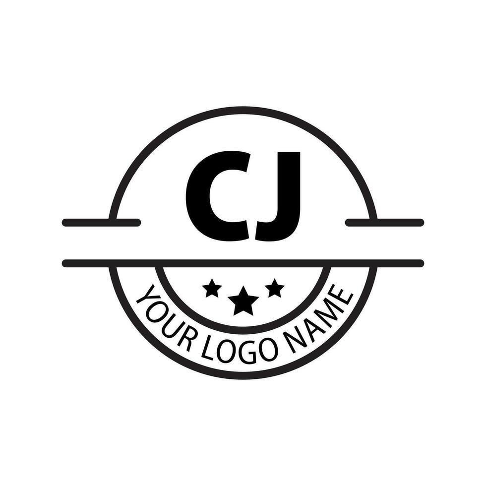 carta cj logotipo. c j. cj logotipo Projeto vetor ilustração para criativo empresa, negócios, indústria. pró vetor