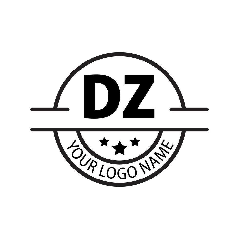 carta dz logotipo. d z. dz logotipo Projeto vetor ilustração para criativo empresa, negócios, indústria. pró vetor