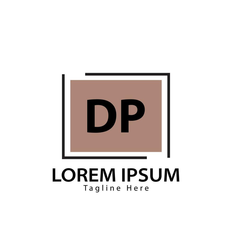 carta dp logotipo. d pág. dp logotipo Projeto vetor ilustração para criativo empresa, negócios, indústria. pró vetor
