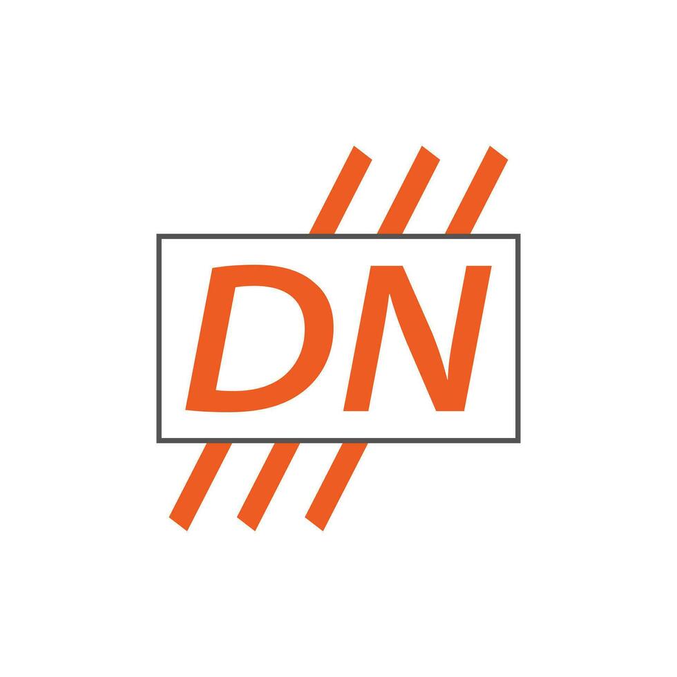 carta dn logotipo. d n. dn logotipo Projeto vetor ilustração para criativo empresa, negócios, indústria. pró vetor