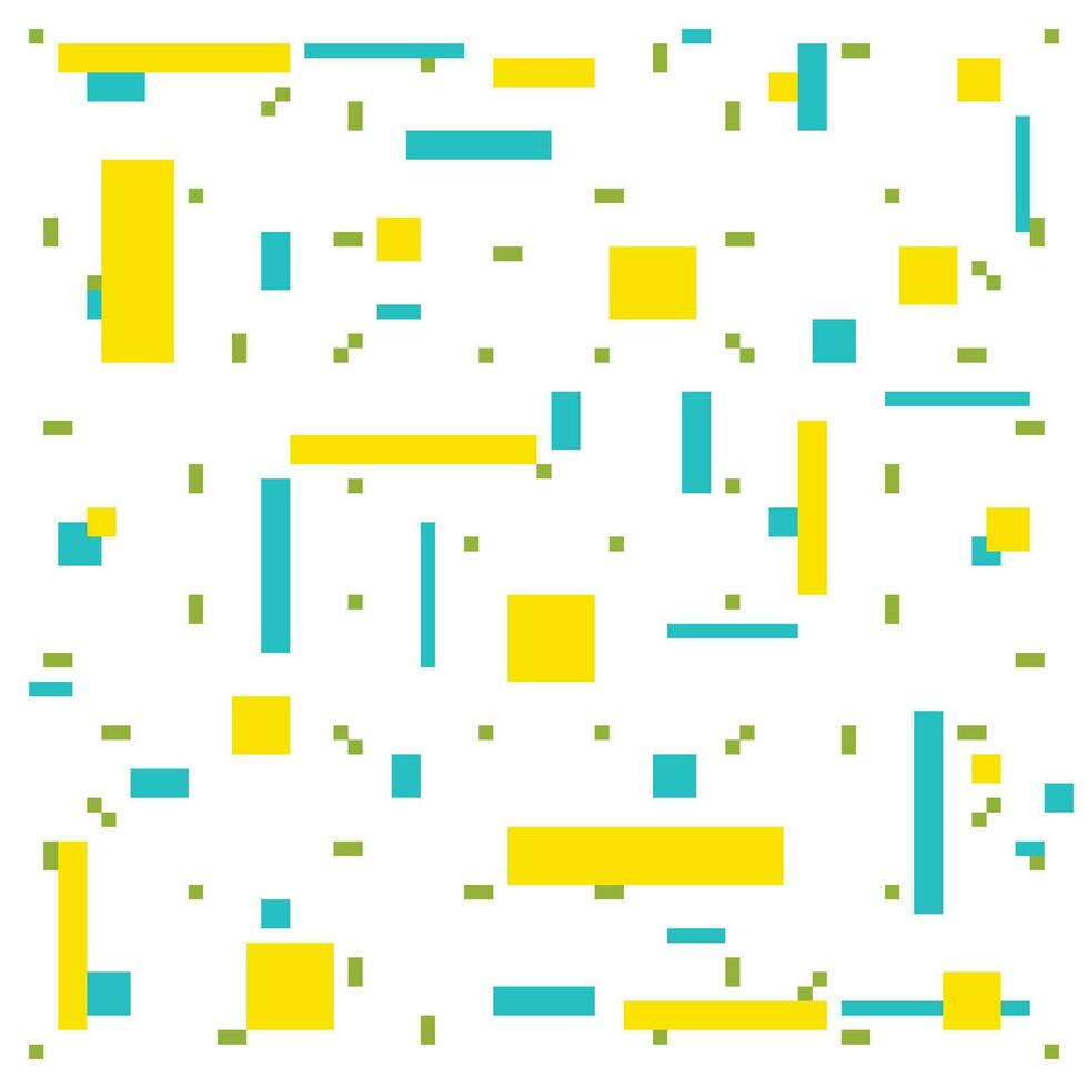 quadrado geométrico pixel padronizar ou fundo vetor