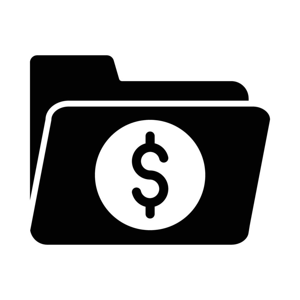 moedas vetor glifo ícone para pessoal e comercial usar.