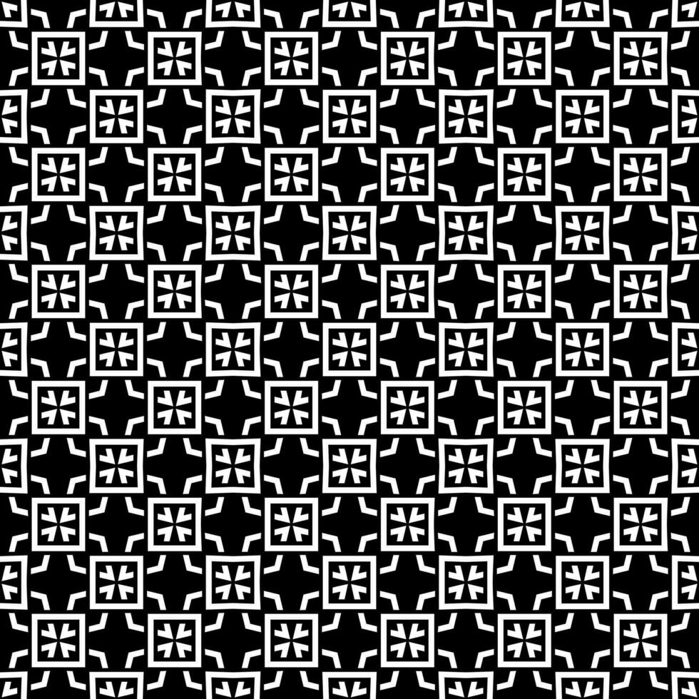 padrão abstrato sem emenda preto e branco. fundo e pano de fundo. design ornamental em tons de cinza. vetor