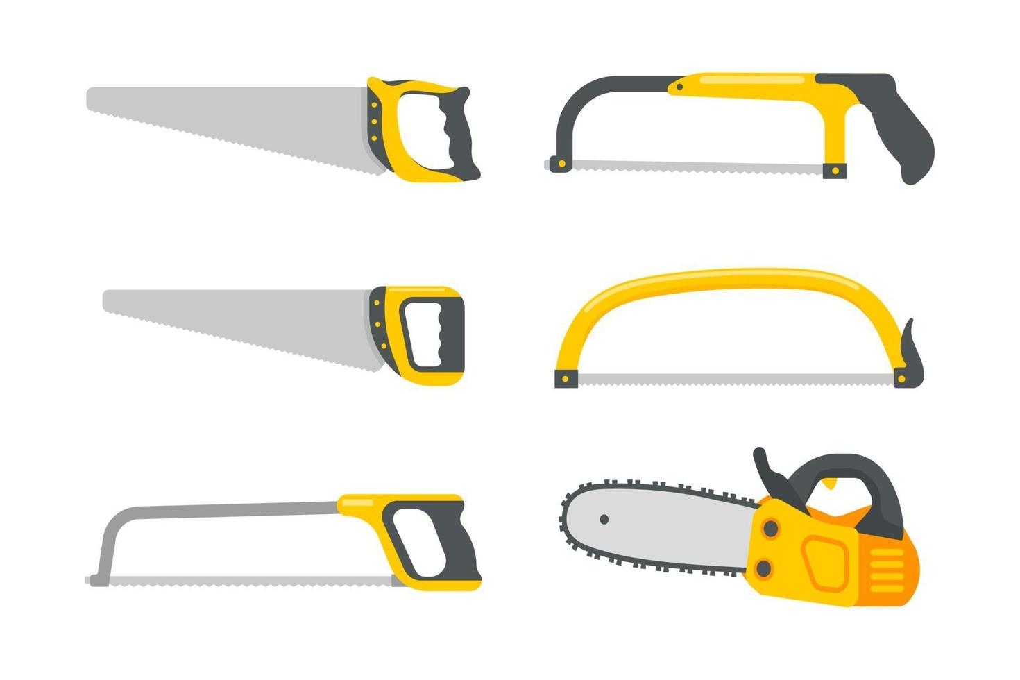 conjunto de ferramentas mecânicas vetor. ferramentas de construção para reparos domésticos. vetor