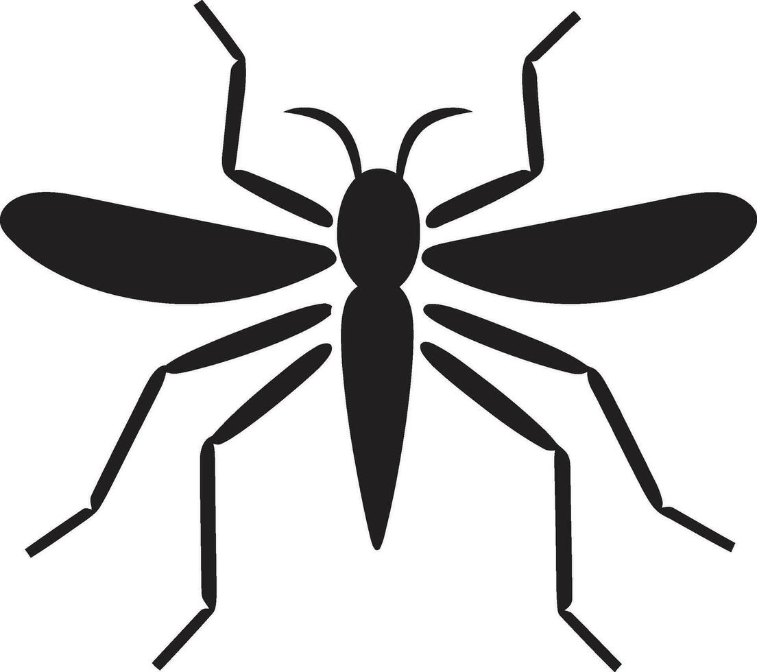 detalhado mosquito ilustração geométrico mosquito simbolismo vetor