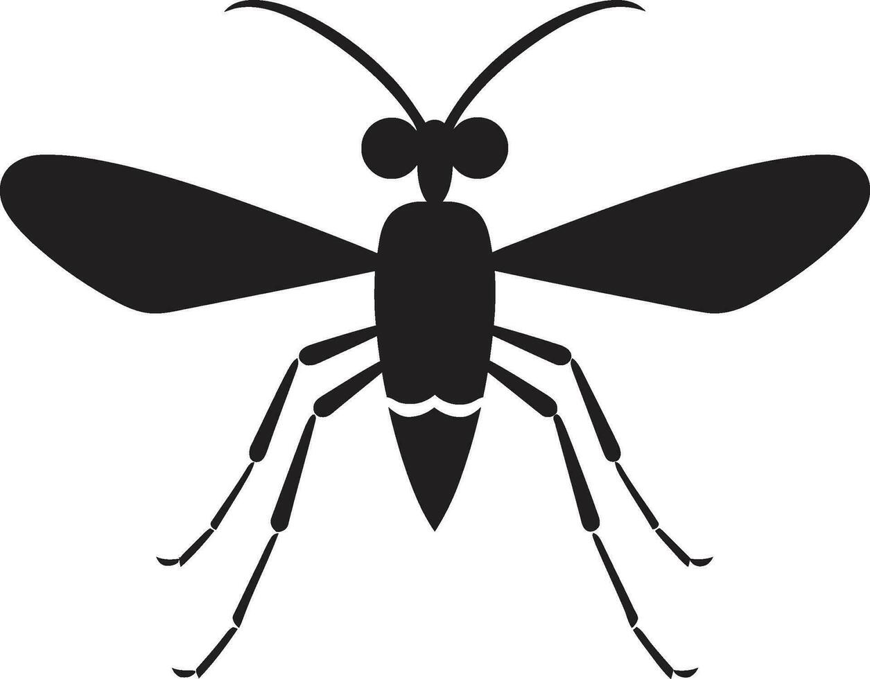 limpar \ limpo mosquito ícone moderno mosquito logotipo conceito vetor