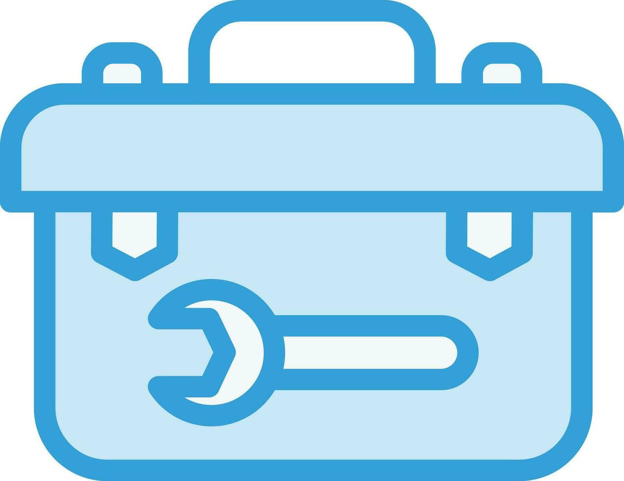 ilustração de design de ícone de vetor de caixa de ferramentas