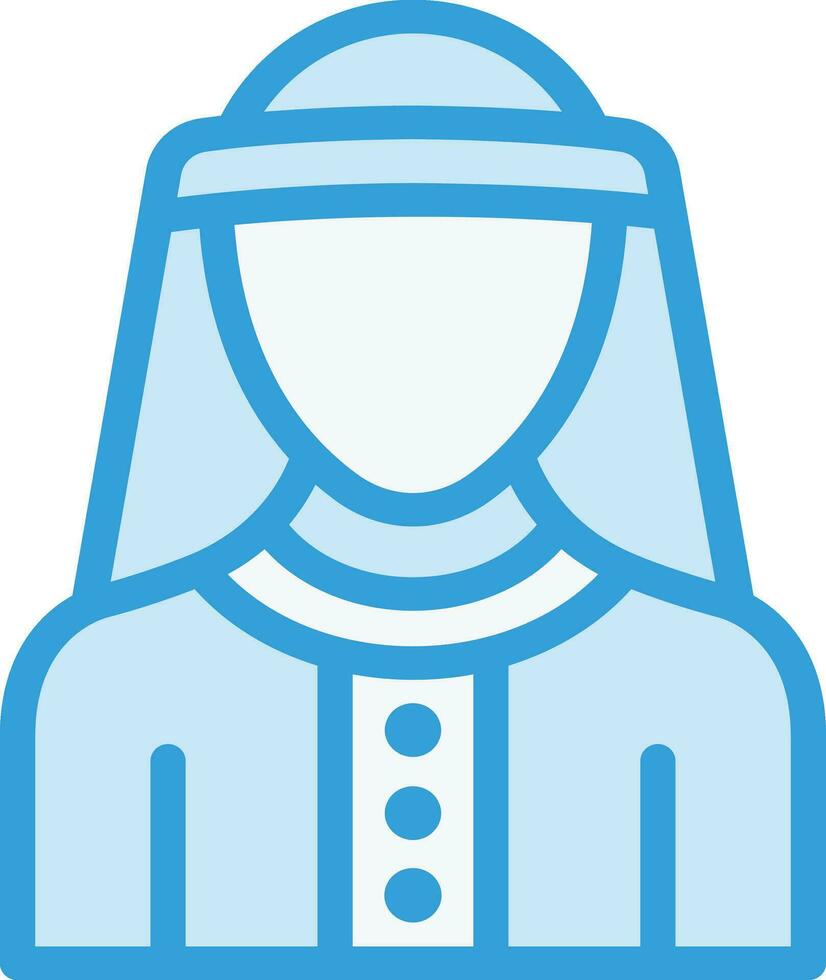 ilustração de design de ícone de vetor de homem árabe