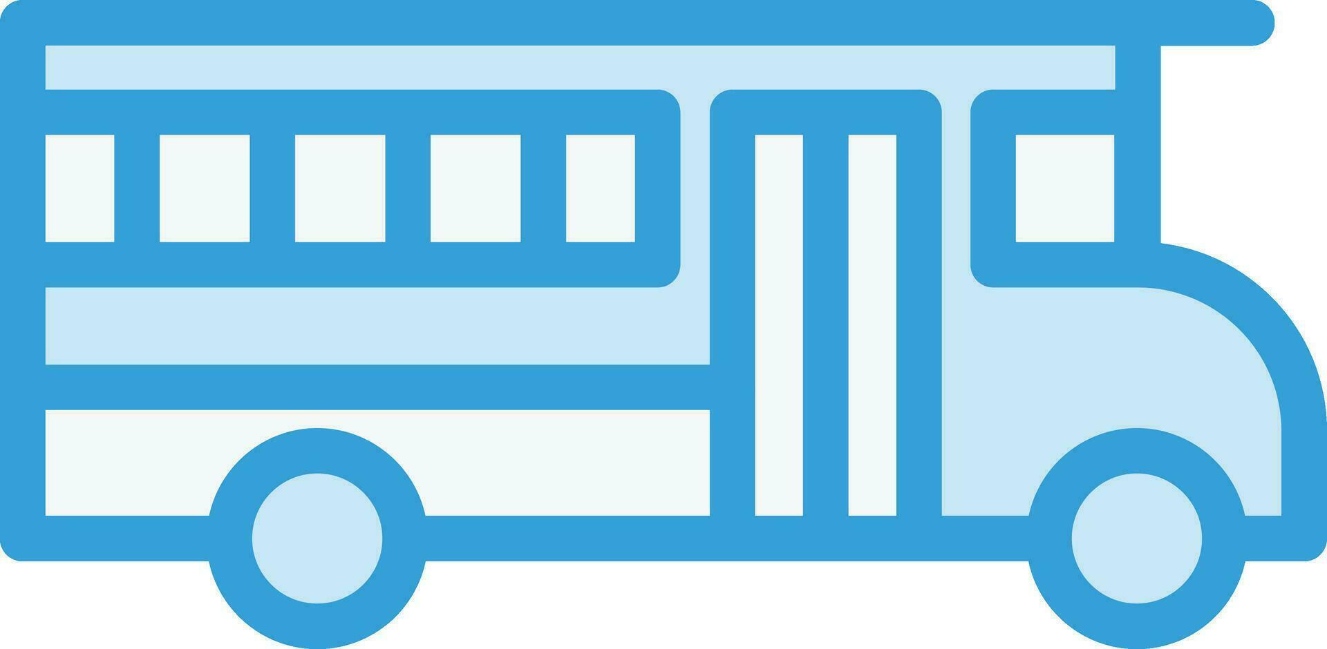 ilustração de design de ícone de vetor de ônibus escolar
