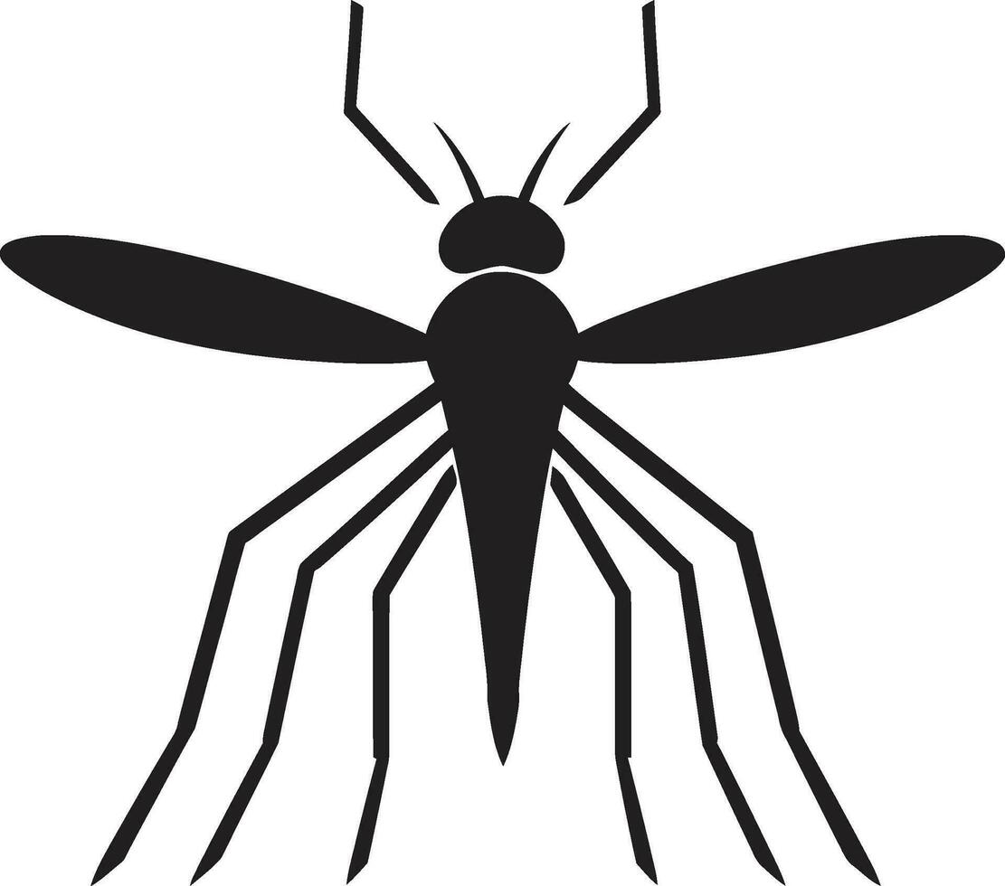 geométrico mosquito marca intrincado mosquito logotipo conceito vetor