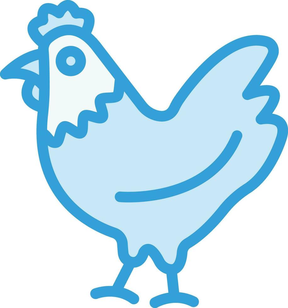ilustração de design de ícone de vetor de frango